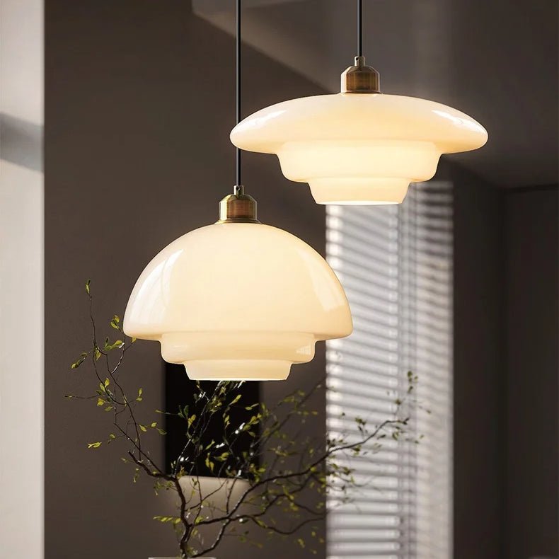 Nebulaa Glazen Hanglamp - Minimalistische Scandinavische Verlichting voor Eetkamer en Keuken