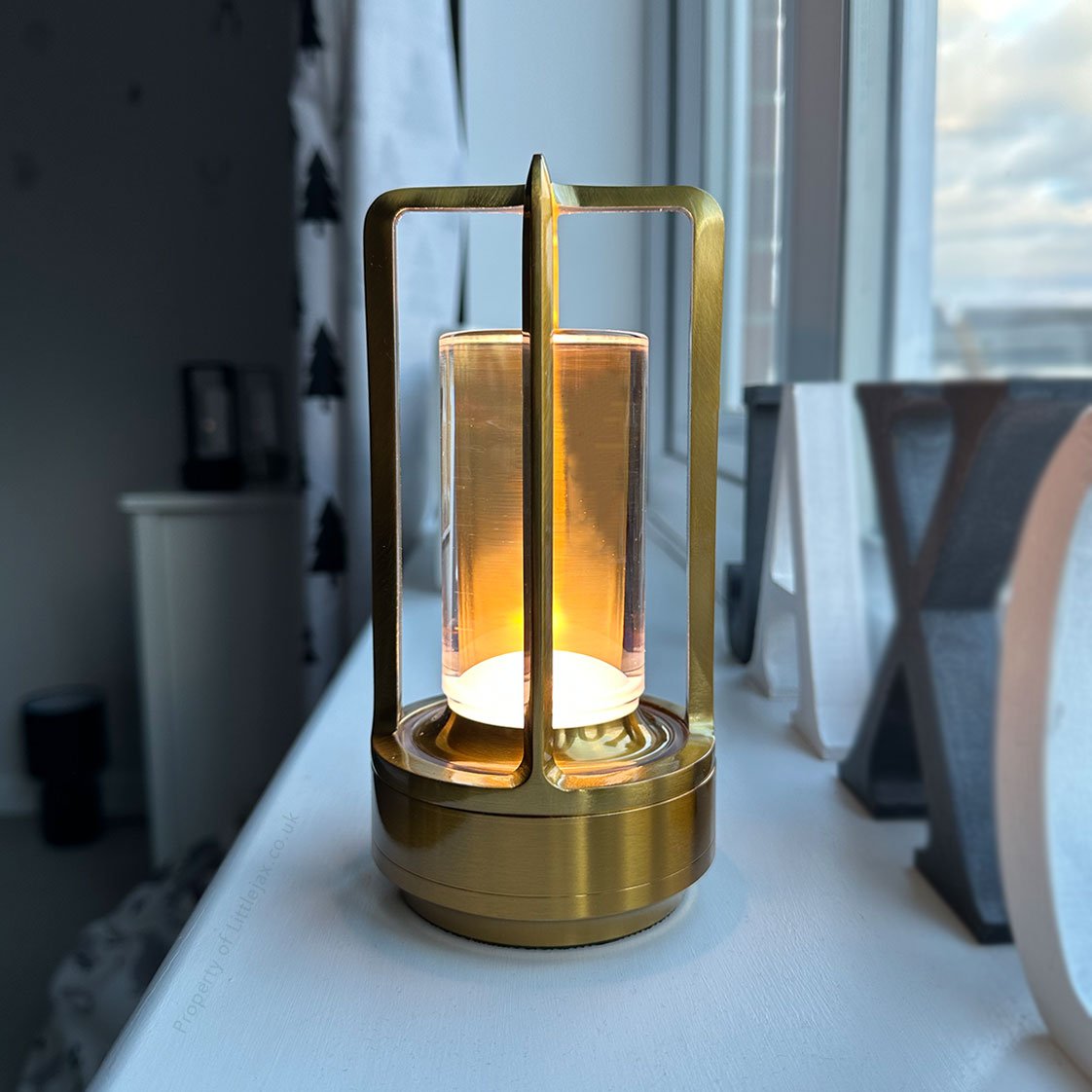 Lantrix Vintage Lantaarnlamp – Draadloze Oplaadbare Tafellamp 3 Lichtmodi Waterbestendig Ontwerp