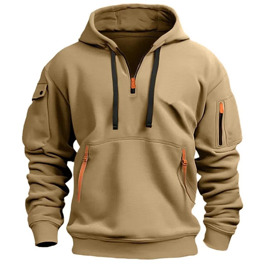 ThermaWear™ Heren Hoodie – Stijlvolle Pullover met Capuchon en Comfort