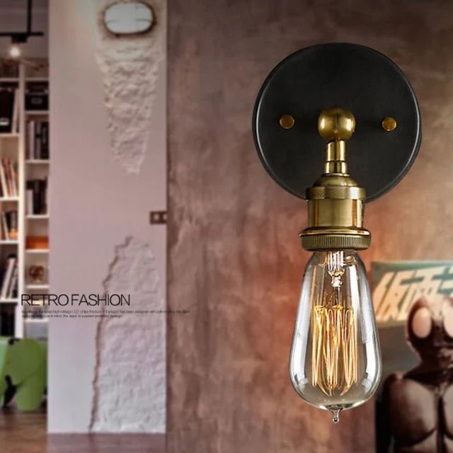 Vintage Wandlamp Industrieel - Retro LED Muurverlichting Voor Woonkamer en Keuken