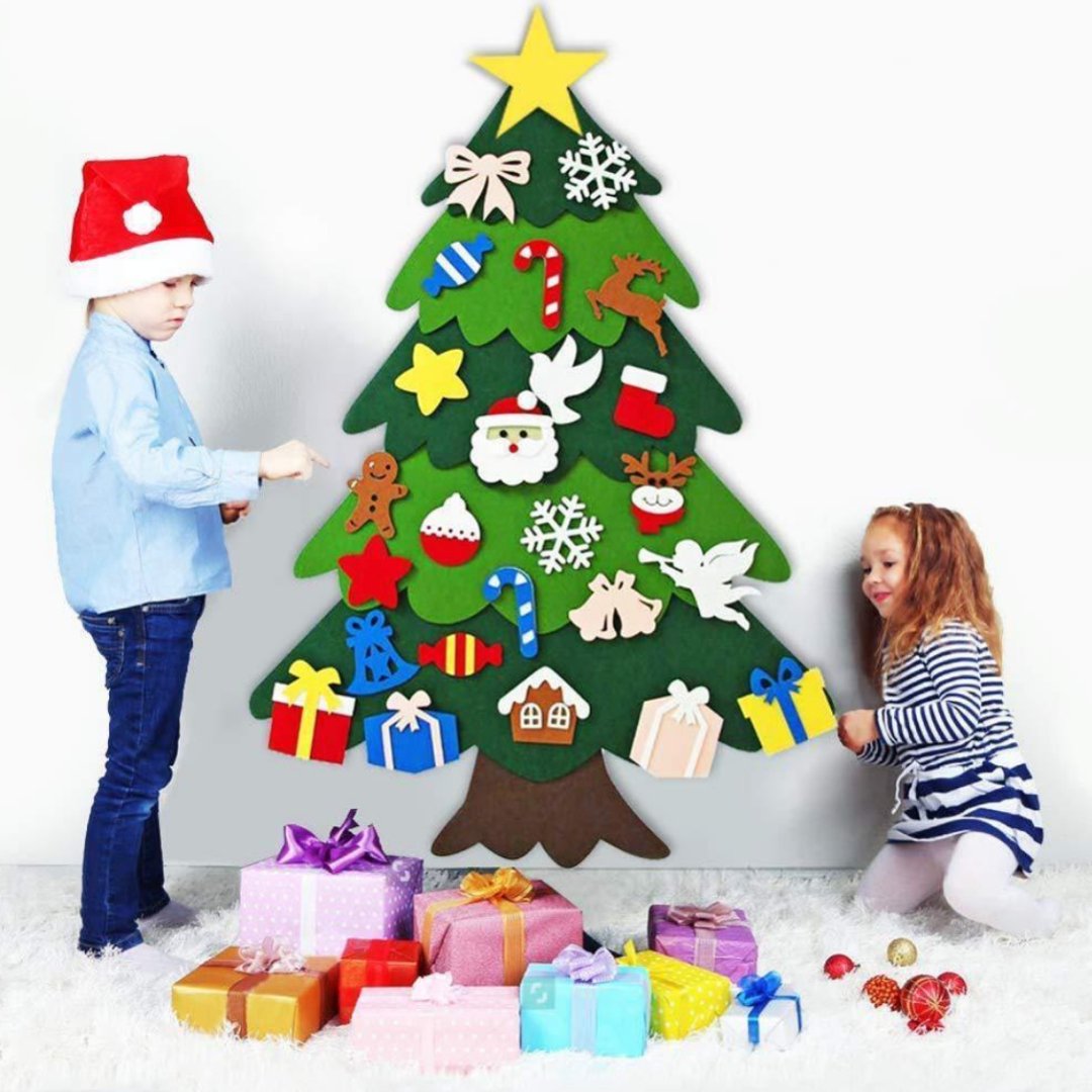 JollyTree™ – DIY Kinder Kerstboom – Creatieve Feestdecoratie voor Kinderen