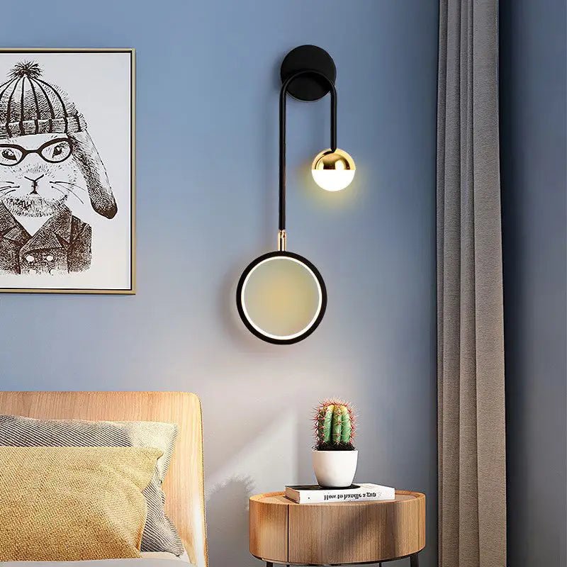 Moderne Gouden Wandlamp voor Slaapkamer