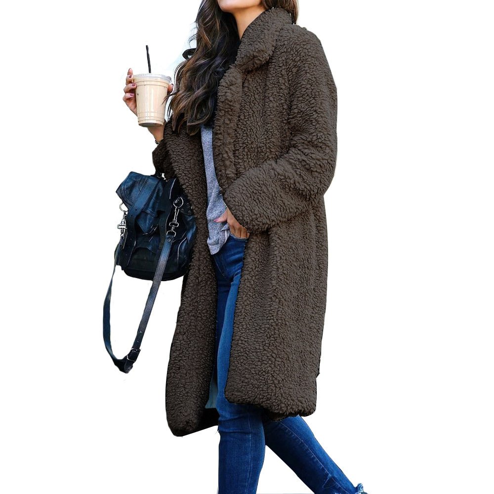 Comfy Teddy Coat - Warmte en Stijl Voor Koude Dagen