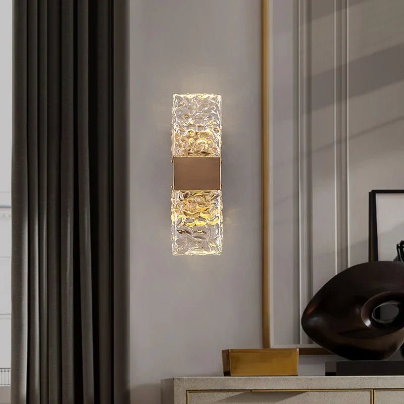 Luxe LED-Wandlamp Met Kristal - Moderne Muurverlichting Voor Hal En Woonkamer