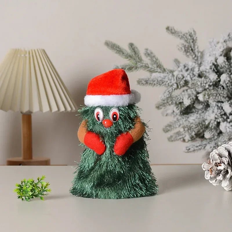 Zingende en Dansende Kerstboom Pop | Elektrische Roterende Kerstdecoratie