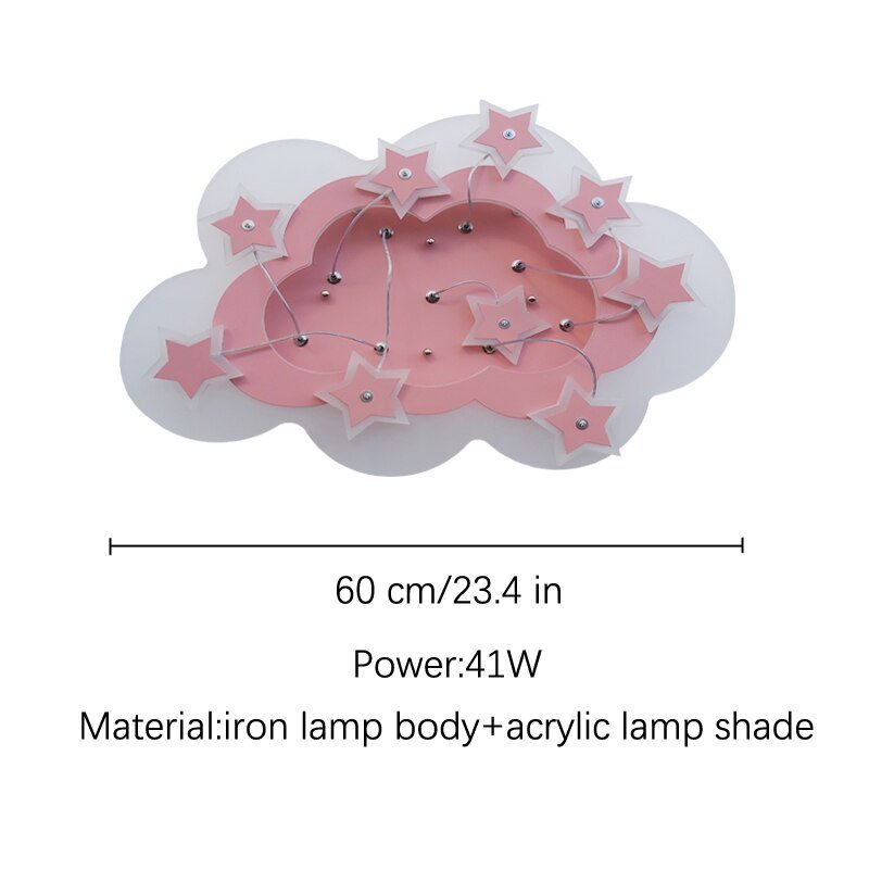 Sterren- en Wolkenplafondlamp voor Kinderkamer | Magische LED Kinderverlichting