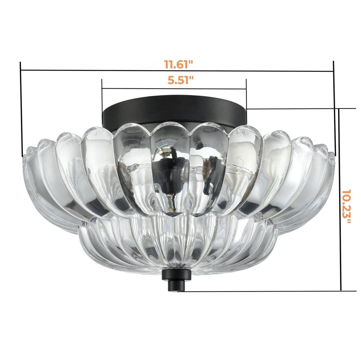 CoveGlow Vintage Plafondlamp voor Woonkamer en Hal