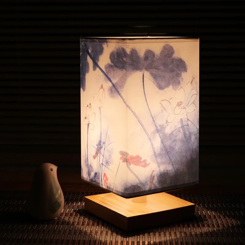 Japanse Tafellamp - Traditionele Sfeerlamp voor Zen Interieur