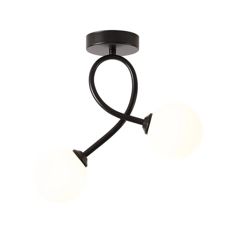 Luma Moderne Glazen Plafondlamp - Minimalistisch Design voor Elke Ruimte