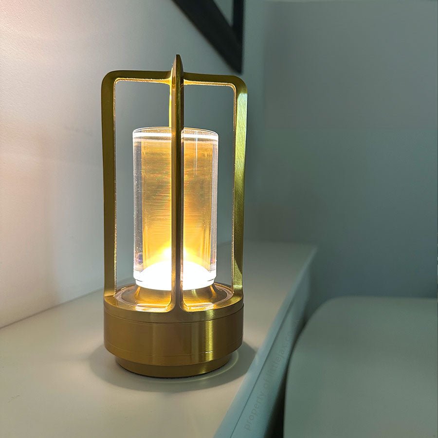 Lantrix Vintage Lantaarnlamp – Draadloze Oplaadbare Tafellamp 3 Lichtmodi Waterbestendig Ontwerp