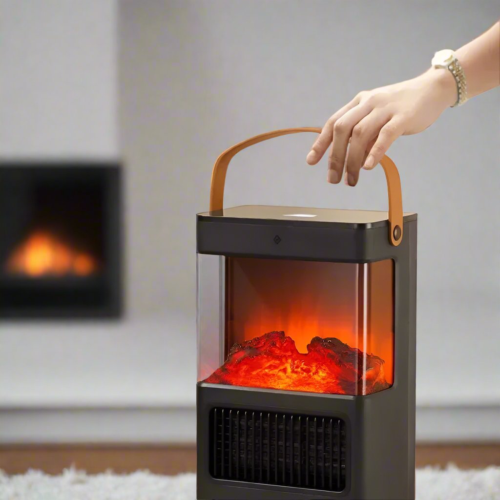 BlazeGlow Sfeerheater – Elektrische Verwarming met Vlam Effect