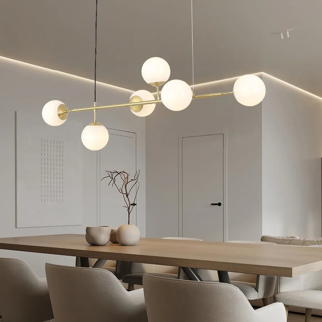 OrbGlow™ Glazen Hanglamp | Stijlvolle Moderne LED Verlichting voor Woonkamer en Eetkamer