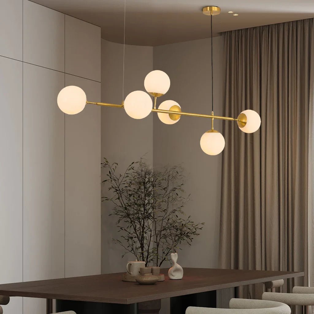 OrbGlow™ Glazen Hanglamp | Stijlvolle Moderne LED Verlichting voor Woonkamer en Eetkamer