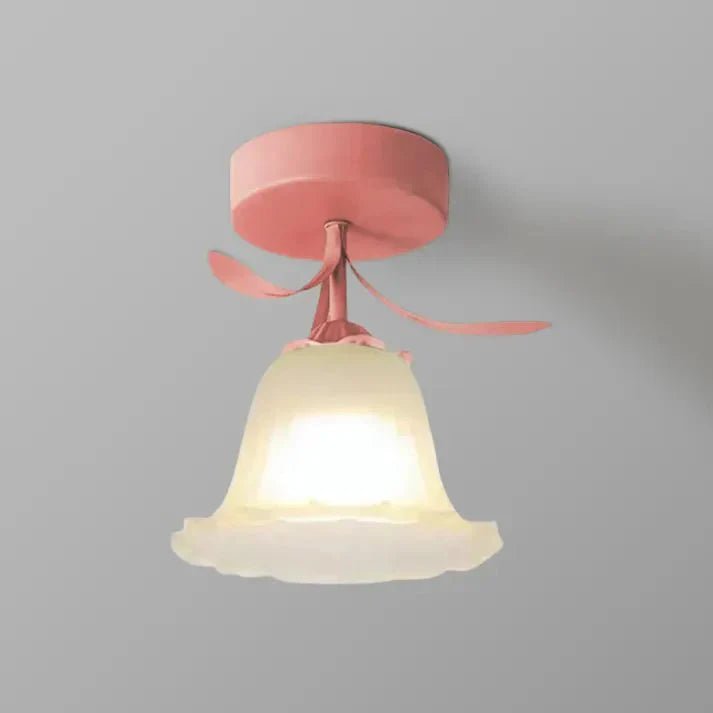 TiffaBloom™ Tiffany Plafondlamp - Vintage Bloemen Design met Glas-in-lood