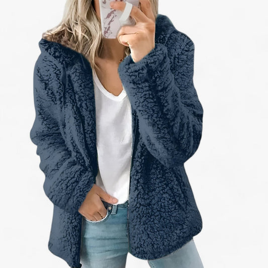 Olivia™ Luxe Wol en Fleece Jas