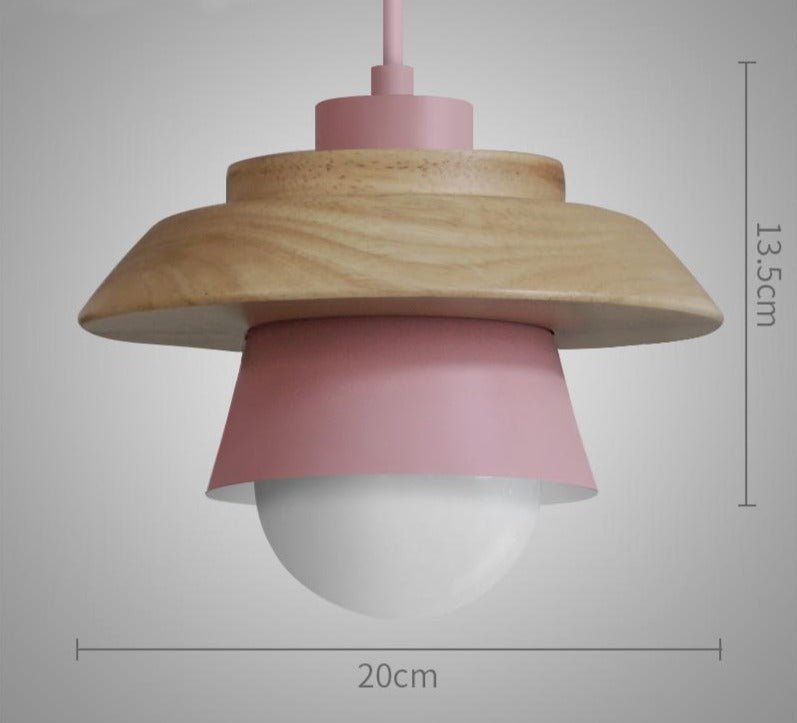 Scandinavische Houten Hanglamp - Moderne LED Plafondlamp voor Woonkamer en Eetkamer