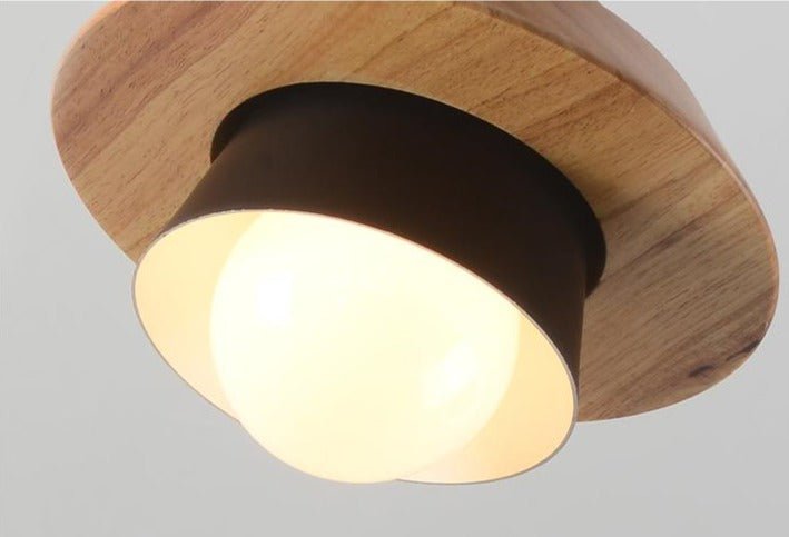 Scandinavische Houten Hanglamp - Moderne LED Plafondlamp voor Woonkamer en Eetkamer