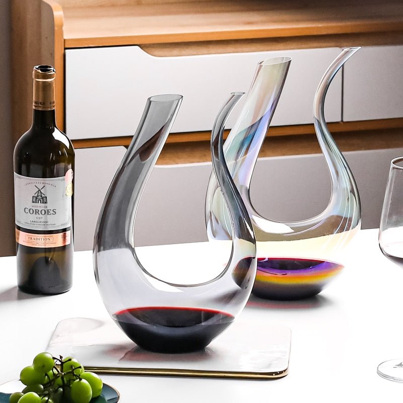 Elegance Kristallen Wijn Decanteerkaraf - Luxe Decanteerder voor Optimale Smaak