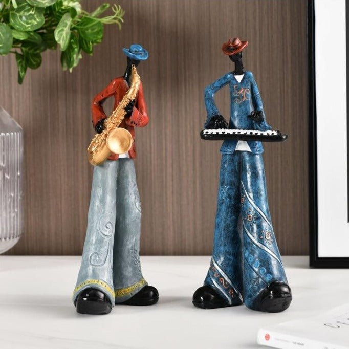 Moderne Muziekband Sculptuur | Kunstzinnige Decoratie voor de Woonkamer