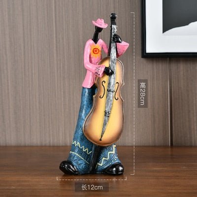 Moderne Muziekband Sculptuur | Kunstzinnige Decoratie voor de Woonkamer