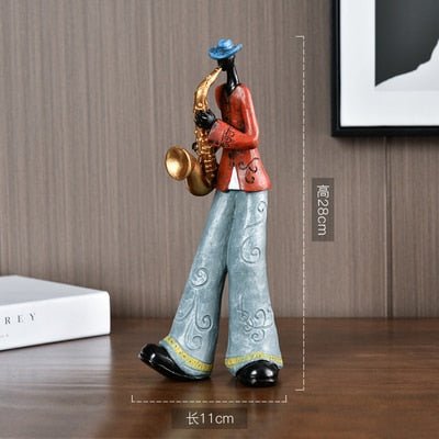 Moderne Muziekband Sculptuur | Kunstzinnige Decoratie voor de Woonkamer