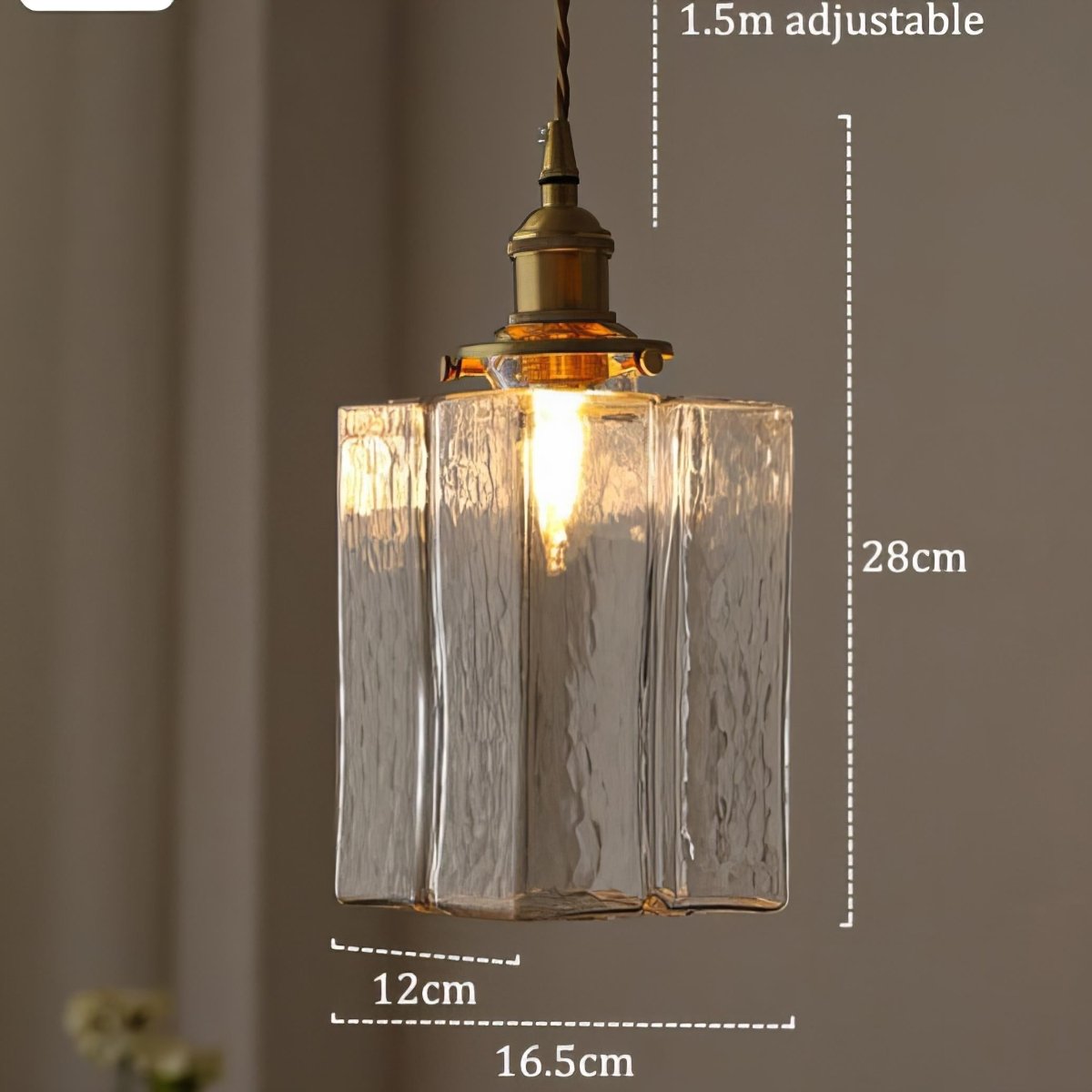 LumiGlass™ Moderne Retro Glazen Hanglamp | Stijlvolle Verlichting voor Elk Interieur