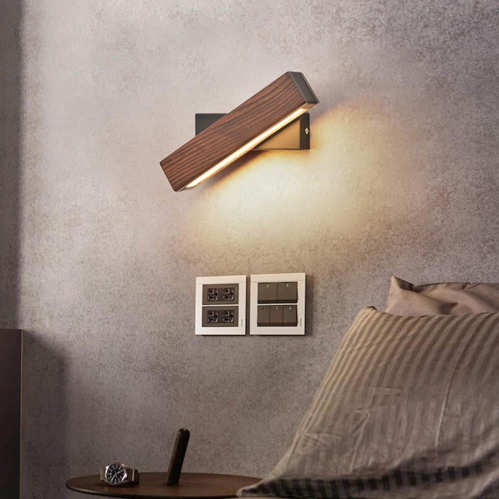 LumaFlex™ Draaibare Houten LED Wandlamp