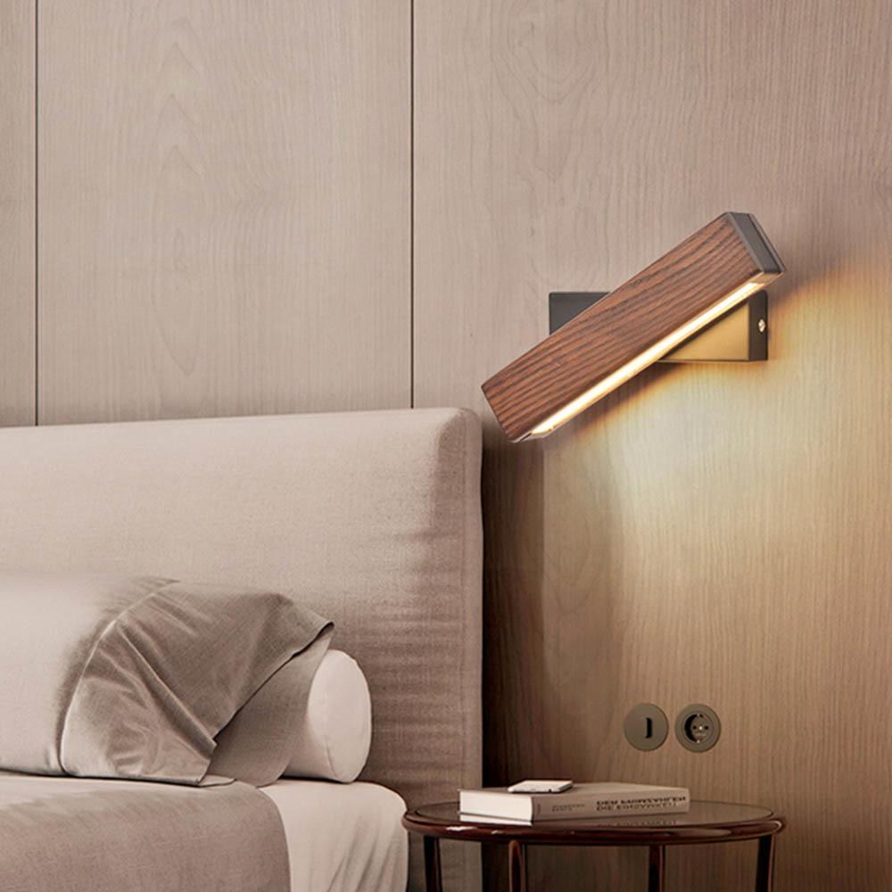 LumaFlex™ Draaibare Houten LED Wandlamp