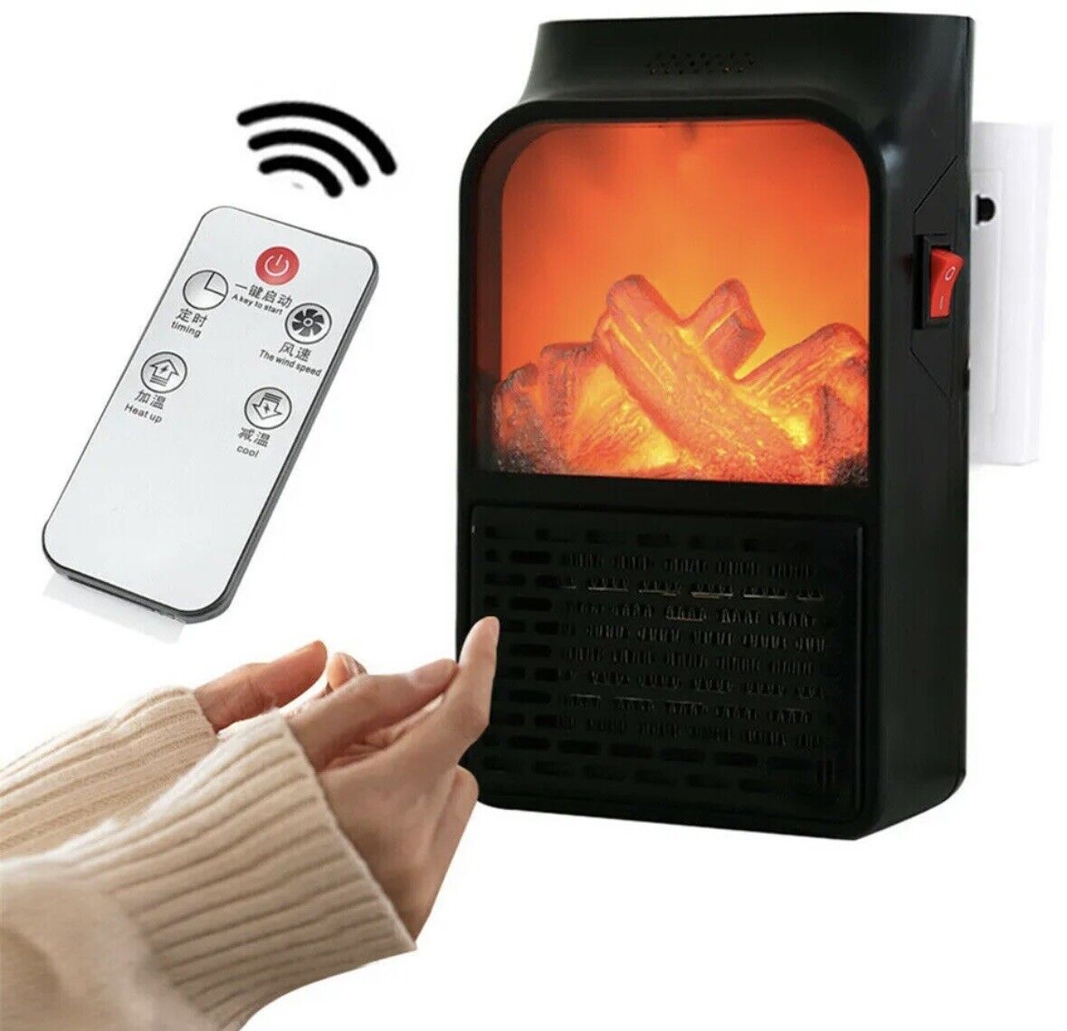 FireGlow™ Wandverwarming - Energiezuinige Verwarming Met Sfeervol Vlam-effect