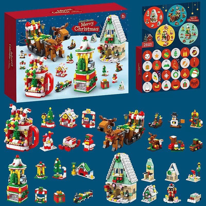 BuildJoy™ Adventskalender Bouwset | 24 Verrassingen voor de Feestdagen