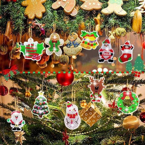 DiamondFun™ Kerst Sticker Kit | DIY Diamant Schilderen voor Kinderen