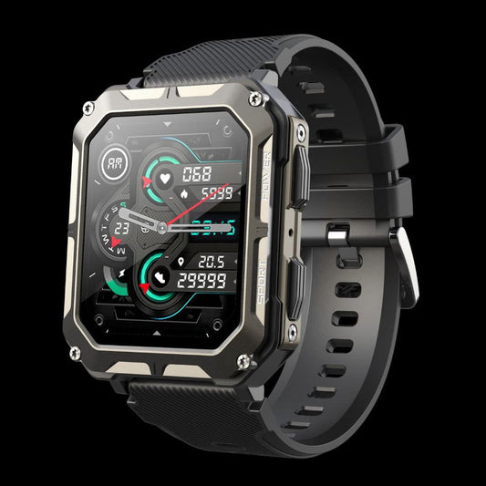 Thor™ Robuuste Smartwatch – Waterdichte Outdoor Smartwatch met Lange Batterijduur