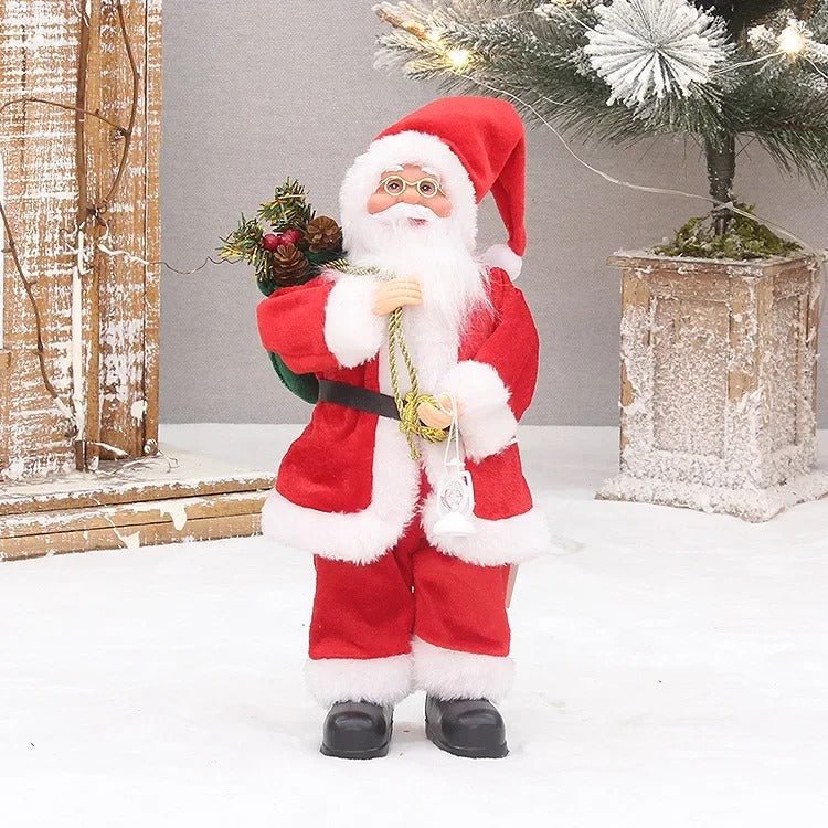 Decoratief Kerstman Beeld – Luxe Santa Claus voor Kerstdecoratie