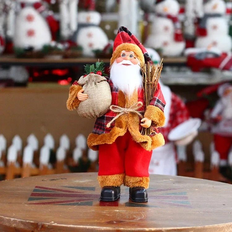 Decoratief Kerstman Beeld – Luxe Santa Claus voor Kerstdecoratie