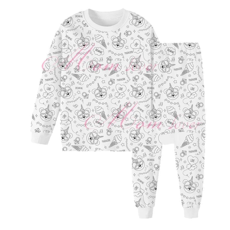 PyjamaArt™ – Inkleurbare Kinder Pyjama – Creativiteit en Slaapplezier Gecombineerd