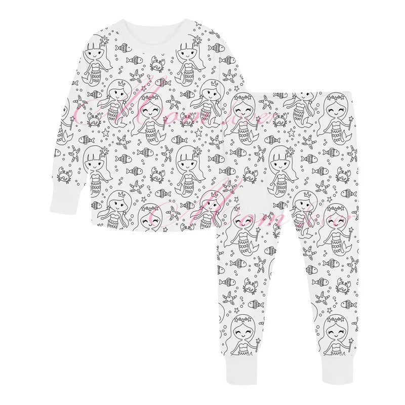 PyjamaArt™ – Inkleurbare Kinder Pyjama – Creativiteit en Slaapplezier Gecombineerd