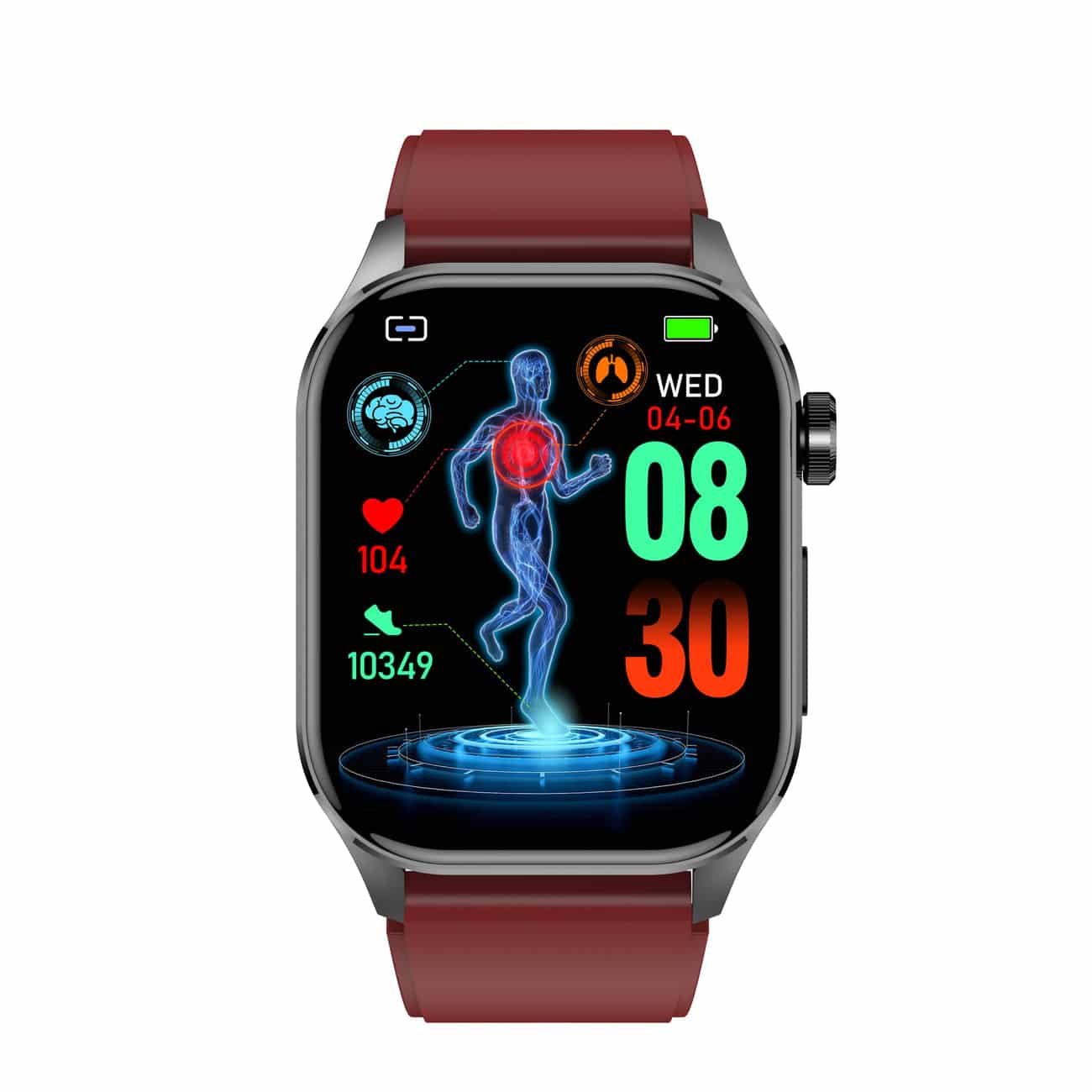 Smartwatch met ECG, Bloedsuiker- en Bloeddrukmonitoring – Intelligente Gezondheidsbeheer