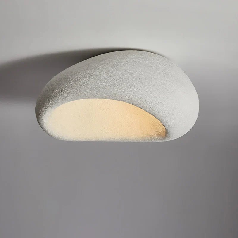 Wabi-Sabi Plafondlamp – Minimalistische Hanglamp voor een Moderne Woonkamer