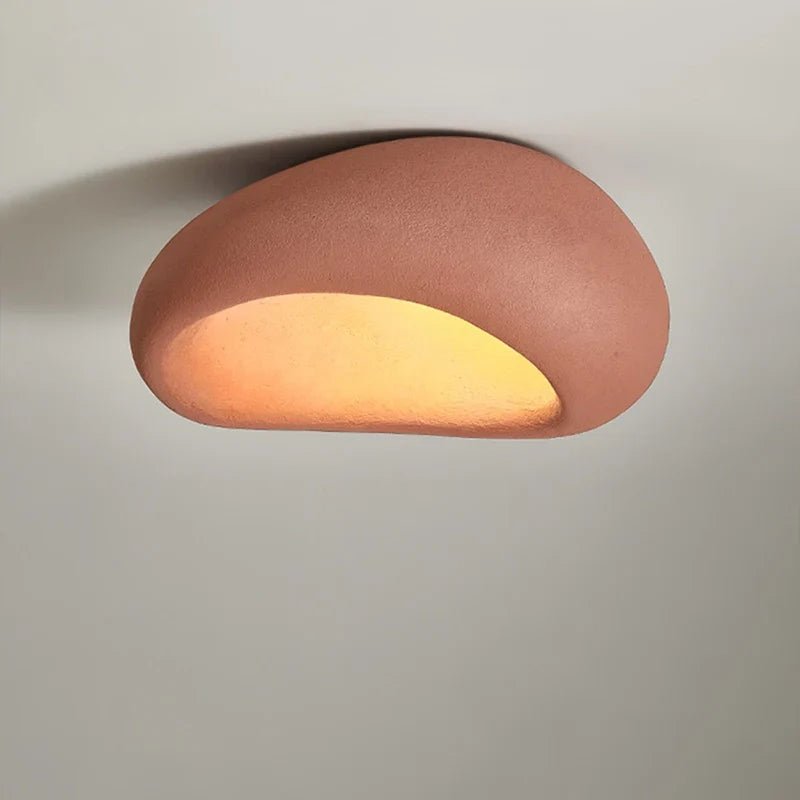 Wabi-Sabi Plafondlamp – Minimalistische Hanglamp voor een Moderne Woonkamer