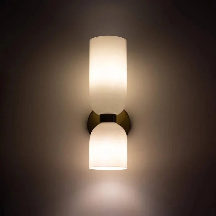 Dualis™ LED Wandlamp - Dubbele Glazen Kop voor Stijlvolle Verlichting