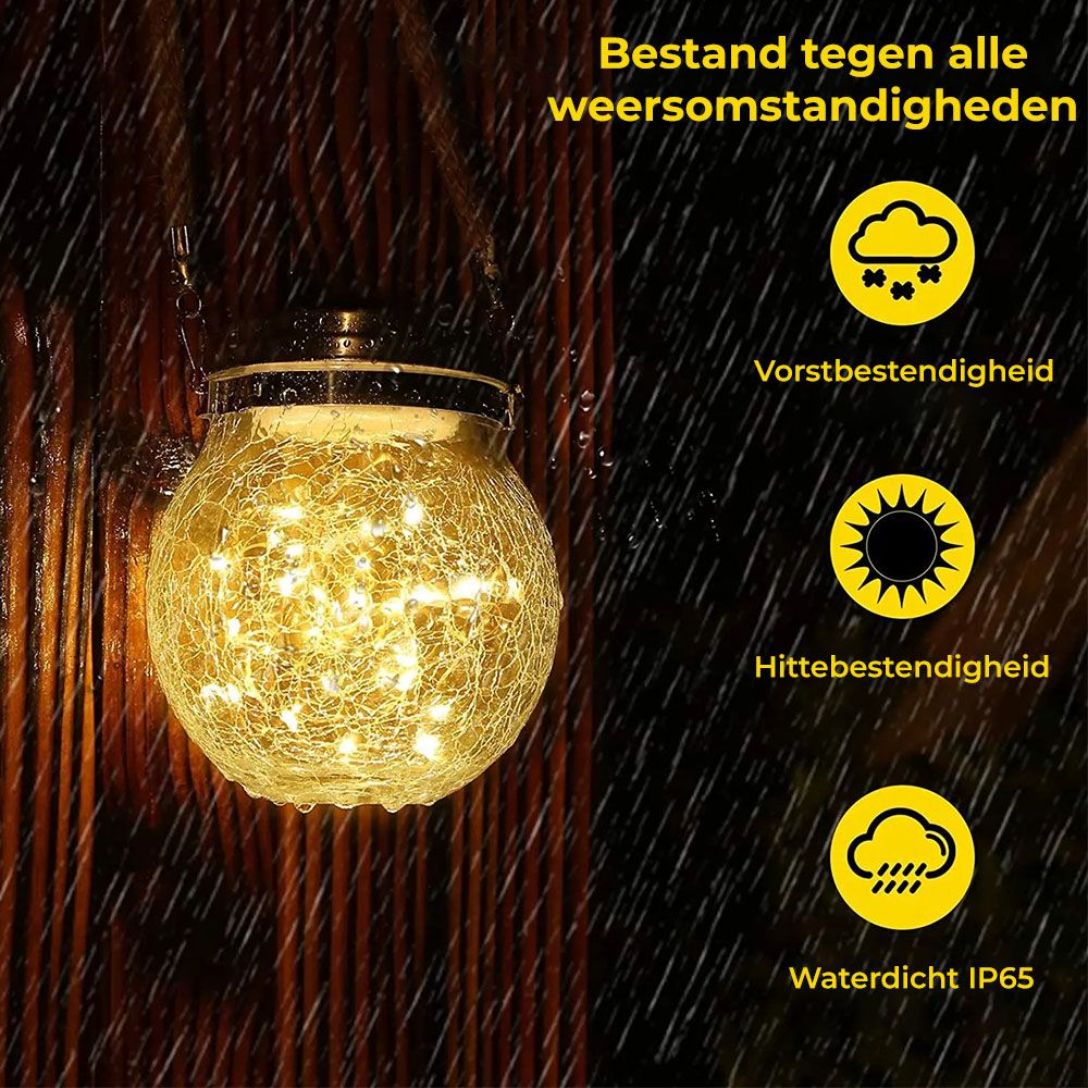 SolarGlobe™ Hangende Solarlampen - Tuindecoratie met Sfeervolle LED Verlichting